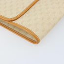 GUCCI Micro GG Supreme Umhängetasche PVC Elfenbein Gold Auth am10690-12