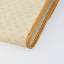 GUCCI Micro GG Supreme Umhängetasche PVC Elfenbein Gold Auth am10690-13