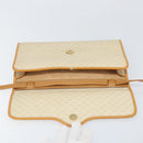 GUCCI Micro GG Supreme Umhängetasche PVC Elfenbein Gold Auth am10690-16