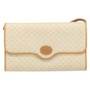 GUCCI Micro GG Supreme Umhängetasche PVC Elfenbein Gold Auth am10690-2