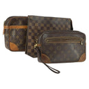 LOUIS VUITTON Monogram Clutch Bag 3 Set LV Auth am10691-1