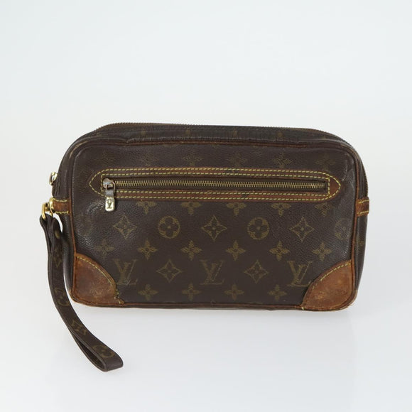 LOUIS VUITTON Monogram Clutch Bag 3 Set LV Auth am10691