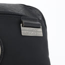 VERSACE Sunburst Clutch Bag Nylon Black Silver Auth am10693-11