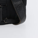 VERSACE Sunburst Clutch Bag Nylon Black Silver Auth am10693-7