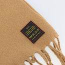 Christian Dior Scarf Wool Beige Auth am10694-12