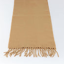Christian Dior Scarf Wool Beige Auth am10694-8