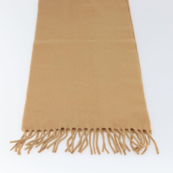 Christian Dior Scarf Wool Beige Auth am10694