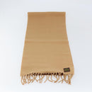 Christian Dior Scarf Wool Beige Auth am10694-9
