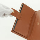 CELINE Macadam Canvas Gamaguchi Long Wallet PVC Beige Gold Auth am10697V-15