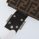 FENDI Zucca Canvas Dreifach Geldbörse Schwarz Braun Auth am10699-9