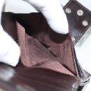 FENDI Zucca Canvas Dreifach Geldbörse Schwarz Braun Auth am10699-22