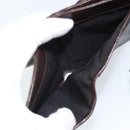 FENDI Zucca Canvas Dreifach Geldbörse Schwarz Braun Auth am10699-24