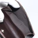 FENDI Zucca Canvas Dreifach Geldbörse Schwarz Braun Auth am10699-11