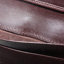 FENDI Zucca Canvas Dreifach Geldbörse Schwarz Braun Auth am10699-12