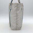 GUCCI GG Canvas Sherry Line Tote Bag Gray Silver 189669 Auth am10701-4