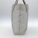 GUCCI GG Canvas Sherry Line Tote Bag Gray Silver 189669 Auth am10701-5