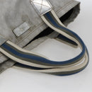 GUCCI GG Canvas Sherry Line Tote Bag Gray Silver 189669 Auth am10701-7