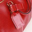 LOUIS VUITTON Epi Keepall 50 Boston Bag Red M42967 LV Auth am10702V-19