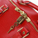 LOUIS VUITTON Epi Keepall 50 Boston Bag Red M42967 LV Auth am10702V-9