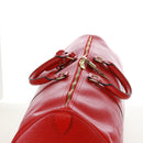 LOUIS VUITTON Epi Keepall 50 Boston Bag Red M42967 LV Auth am10702V-6
