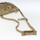 GUCCI GG Crystal Shoulder Bag Coated Canvas Gold 203257 Auth am10706-7