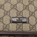 GUCCI GG Supreme Shoulder Bag PVC Beige Gold 223666 Auth am10708-14