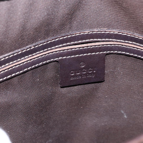 GUCCI GG Supreme Shoulder Bag PVC Beige Gold 223666 Auth am10708