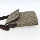 GUCCI GG Supreme Shoulder Bag PVC Beige Gold 223666 Auth am10708-4