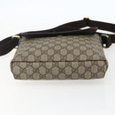 GUCCI GG Supreme Shoulder Bag PVC Beige Gold 223666 Auth am10708-9