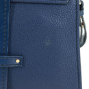 Chloe Abbey Smallday Hand Bag Leather 2way Blue Gold Silver Auth am10710V-3