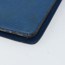 LOUIS VUITTON Epi Montaigne 23 Clutch Bag Blue M52665 LV Auth am10715-15