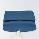 LOUIS VUITTON Epi Montaigne 23 Clutch Bag Blue M52665 LV Auth am10715-9