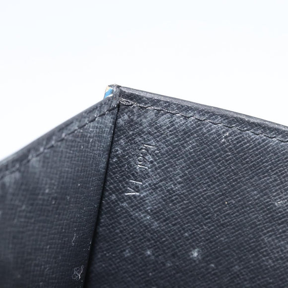 LOUIS VUITTON Epi Montaigne 23 Clutch Bag Blue M52665 LV Auth am10715