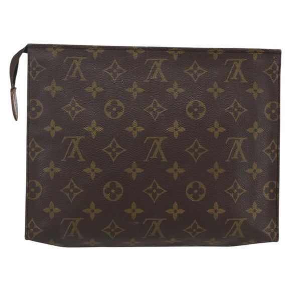 LOUIS VUITTON Monogram Poche Toilette 26 Pouch M47542 LV Auth am10716