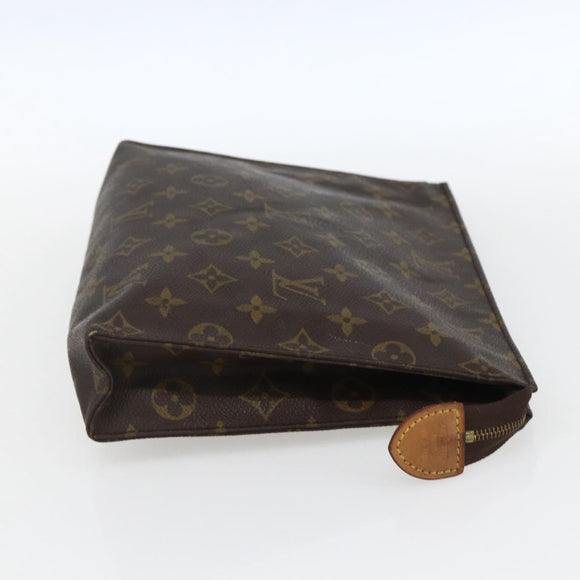 LOUIS VUITTON Monogram Poche Toilette 26 Pouch M47542 LV Auth am10716