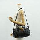 Chloe Paddington Hand Bag Leather 2way Black Gold Silver Auth am10718SV-28