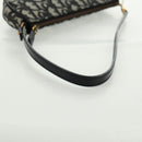 Christian Dior Trotter Canvas Saddle Accessory Pouch PVC Black Auth am10720SV-7
