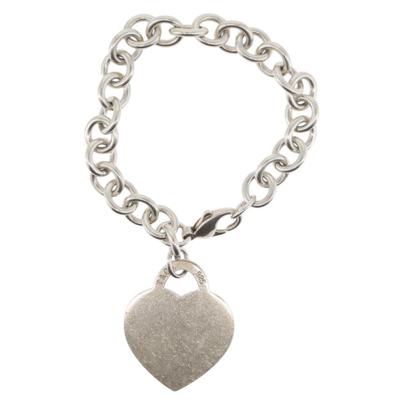 TIFFANY&Co. Return To Heart Bracelet Ag925 Silver Auth am10721V