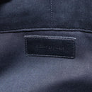 SAINT LAURENT Studs Clutch Bag Leather Black Silver Auth am10722-12