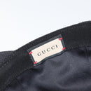 GUCCI GG Canvas Web Sherry Line Cap L Black Red Green 200035 Auth am10728V-16