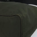 PRADA Shoulder Bag Nylon Khaki Silver Auth am10730-10