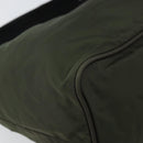 PRADA Shoulder Bag Nylon Khaki Silver Auth am10730-13