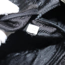 PRADA Shoulder Bag Nylon Khaki Silver Auth am10730-22