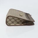 GUCCI GG Supreme Clutch Bag PVC Beige Gold 97 01 037 Auth am10731-3