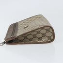 GUCCI GG Supreme Clutch Bag PVC Beige Gold 97 01 037 Auth am10731-4