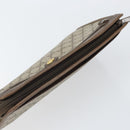 GUCCI GG Supreme Clutch Bag PVC Beige Gold 97 01 037 Auth am10731-5