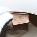 ETRO Paisley Hand Bag PVC Bordeaux Gold Auth am10734-15