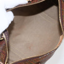 ETRO Paisley Hand Bag PVC Bordeaux Gold Auth am10734-16