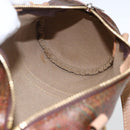 ETRO Paisley Hand Bag PVC Bordeaux Gold Auth am10734-17