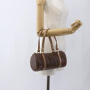 ETRO Paisley Hand Bag PVC Bordeaux Gold Auth am10734-20